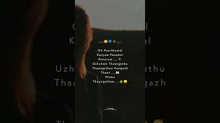 Paarkkamal konjam Pesamal ponalum whatsapp status ☹️ engaeyumkadhal jeyamravi hansika lyrics [upl. by Massingill254]