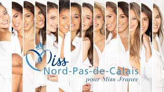 Miss France 2022  Les candidates au titre de Miss NordPasdeCalais 2021 [upl. by Giulia]