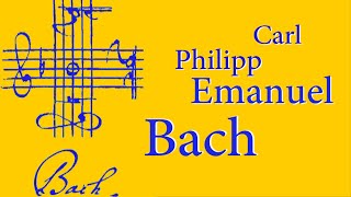 C Ph E Bach  Clavierstück for the left hand [upl. by Reitrac]