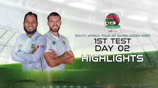 Bangladesh vs South Africa  Highlights  1st Test  Day 2  South Africa tour of Bangladesh 2024 [upl. by Geneva]