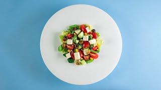 Salată cu mix Mediteraneean [upl. by Willock]