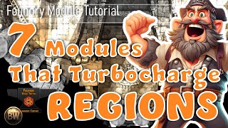 Ultimate Guide to Regions in Foundry VTT including new Modules [upl. by Kucik]