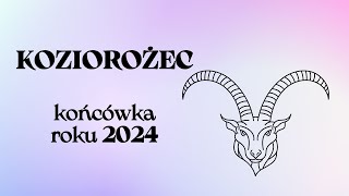 KOZIOROŻEC♑ Rozpracujesz brakujący element ✨ Końcówka roku 2024 ✨ Tarot ✨Horoskop [upl. by Nyleahs619]