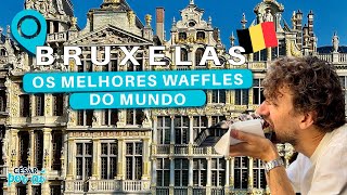 BRUXELAS BÉLGICA  O QUE FAZER em 1 DIA  WAFFLES e PONTOS TURÍSTICOS [upl. by Repsac788]