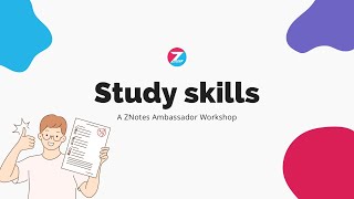 Study skills with Arika Sharma  ZNotes Ambassador Workshop [upl. by Curren]