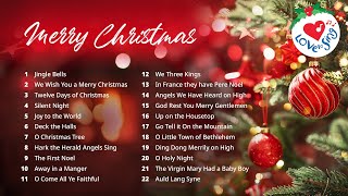 Merry Christmas Songs and Carols Music Playlist [upl. by Gibbon]