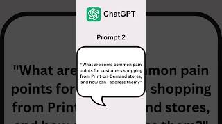 ChatGPT prompt for a PrintonDemand POD business  Customer Insights and Trends for POD business [upl. by Anitap]