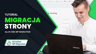 Jak przenieść stronę na inny hosting Wordpress wtyczka All in one WP Migration [upl. by Ahsakal238]