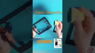 Cuadro con luz Halloween diyhalloweendecor halloween diy diyhalloween [upl. by Aciretal]