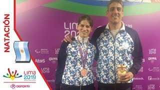 Nadia Báez  Podio Oro  100m pecho SB11  Natación  Juegos ParaPanamericanos Lima 2019 [upl. by Hamlin85]