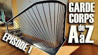 Comment fabriquer une Rambarde  Garde corps en Metal  Episode 1 [upl. by Ayra]