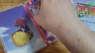 Cotton Fantasy Collectors Edition Unboxing Nintendo Switch Strictly Limited [upl. by Nnoj777]