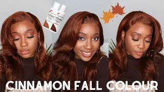 HOW TO DYE HAIR FROM BLACK TO CINNAMON GINGER  ADORE  BEGINNER FRIENDLY  COLOUR TUTORIAL [upl. by Nautna374]