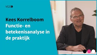 Kennisvideo Functie en betekenisanalyse in de praktijk  Kees Korrelboom [upl. by Chanda]