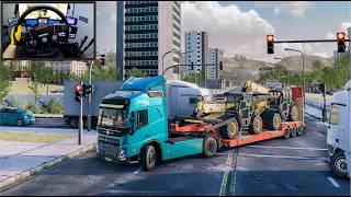 Loading 2 Massive Cranes onto a Trailer amp Hauling Them Safely – Tough Mission  Logistic Simulator [upl. by Eanrahs189]