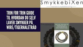 Hvordan laver man smykker på wiretigerhaletråd Se trin for trin guide  DIY Smykker [upl. by Imnubulo]