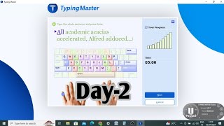 Lesson 2  Typing Master Pro  Live Typing  Typing Accuracy  Typing Speed typingmaster [upl. by Yeleek]