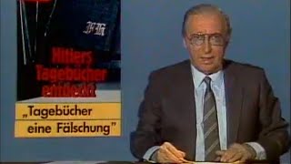 ARD Tagesschau 06051983 – HitlerTagebücher gefälscht [upl. by Onida]