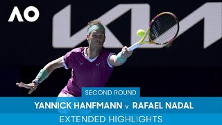 Yannick Hanfmann v Rafael Nadal Extended Highlights 2R  Australian Open 2022 [upl. by Quill]