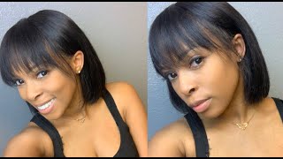 HOW TO BOB AND FRINGE BANGS TUTORIAL  DYHAIR777 [upl. by Parfitt993]