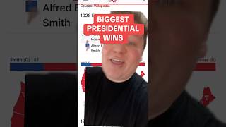 BIGGEST PRESIDENTIAL WINS history usa election america president map election2024 2024 [upl. by Clyte]