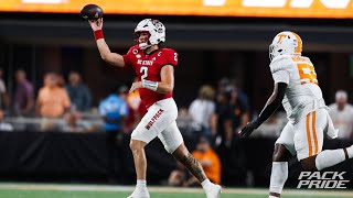 NC State QB Grayson McCall talks loss to Tennessee [upl. by Aile]