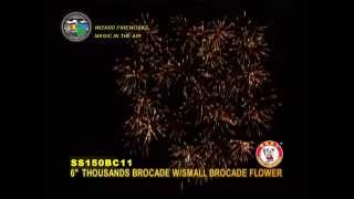 13G FIREWORKS 6quot THOUSANDS BROCADE WITH SMALL BROCADE FLOWER [upl. by Undry]