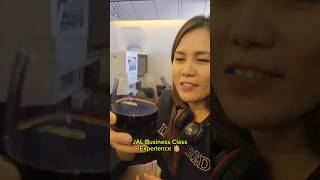 JAL Business Class Review ✈️ 🔴 japanairlines businessclass luxury comfort privacy shorts [upl. by Pruchno]