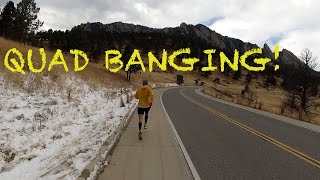 Sage Canaday 8x800m Hill Repeat Workout  from Boston Marathon Training cycle and downhill running [upl. by Calica]