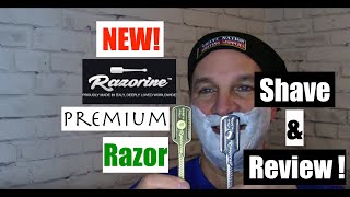 The NEW Razorine Premium Razor Shave and Review [upl. by Patience]