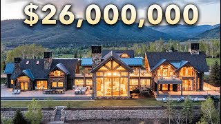 Inside a 26000000 Off Grid Mega Mansion in Utah [upl. by Holzman671]