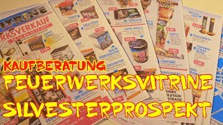 Feuerwerksvitrine  Prospekt Ladenverkauf 2017  Silvesterfeuerwerk in Berlin [upl. by Laen697]