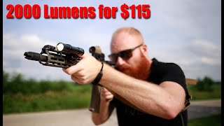 Olight Odin 2000 Lumen Weapon Light 2000 Round Review amp Flash Sale [upl. by Arlyn]