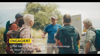 Unsere Wanderleitenden und unser Messeteam  unterwegs für die Berner Wanderwege [upl. by Carrillo]