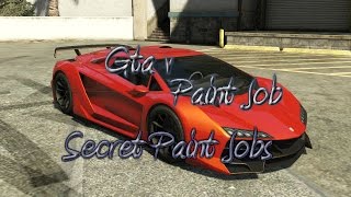 Gta vSecret Paint jobs How to get the wine red paint job [upl. by Roseline]