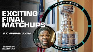 PK Subban talks playoff series amp most exciting Stanley Cup Final matchups 🏒  The Pat McAfee Show [upl. by Anuahsar]