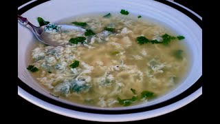 How to Make STRACCIATELLA SOUP  Italian Egg Drop Soup [upl. by Frangos100]