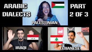 Comparing Arabic Dialects  Palestinian Vs Lebanese Vs Iraqi Part 23 [upl. by Francklin308]