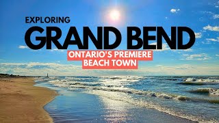 Exploring Grand Bend Beach Ontario  Lake Huron Canadian Beach Views Pinery Market 4K [upl. by Eatnhoj271]