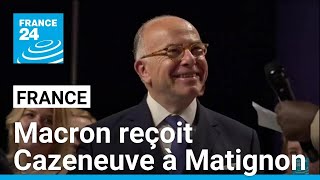 Cazeneuve reçu lundi par Macron pour discuter dune nomination à Matignon • FRANCE 24 [upl. by Bethesda]