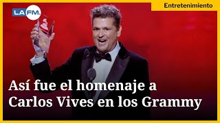 Latin Grammy detalles del homenaje a Carlos Vives [upl. by Yna978]