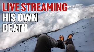 Falling off Mount Fuji on Live Stream [upl. by Nivre493]