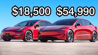 CHEAP vs EXPENSIVE Tesla Model 3 Performance  Worth the Upgrade [upl. by Drannel]