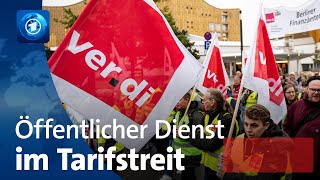 Tarifstreit im öffentlichen Dienst Positionen weit auseinander [upl. by Vinna832]