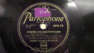 Wiener Boheme orchester2e Walzerpotpourri deel 1 1938 [upl. by Ariela257]