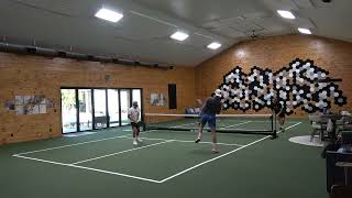 Pickleball Mens Doubles 3 Pros with Trace [upl. by Mair]