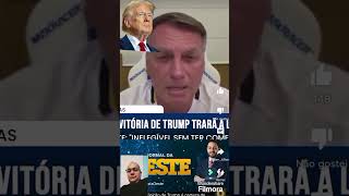 Bolsonaro declara apoio a Trump [upl. by Behm]