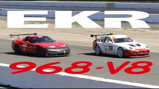 EKR Porsche 968 V8  2016 ICSCC Season [upl. by Fredericka]