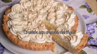 Crostata con meringa e CREMA [upl. by Mervin]