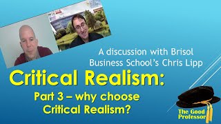 Critical Realism  why choose Critical Realism Epistemology selection [upl. by Sigismund138]